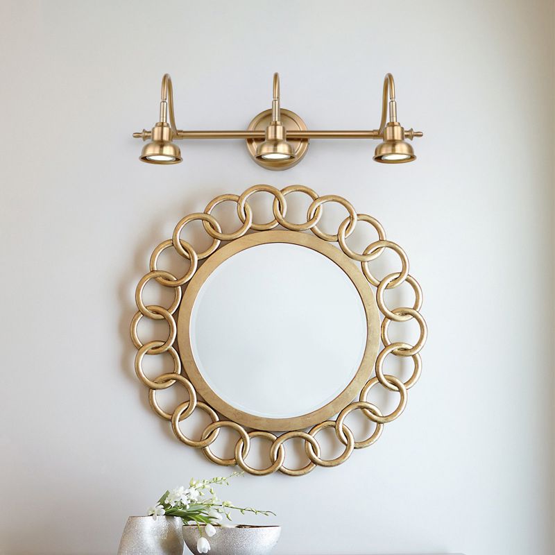 Modern Bell Wall Light Fixture Metal Sconce Lighting in Gold