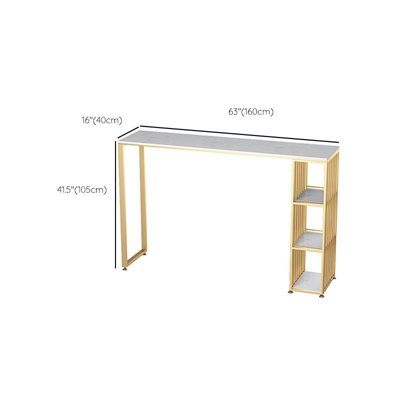 1/2/3 Pieces Bar Stool and Table Set Modern Rectangular Pub Table Set