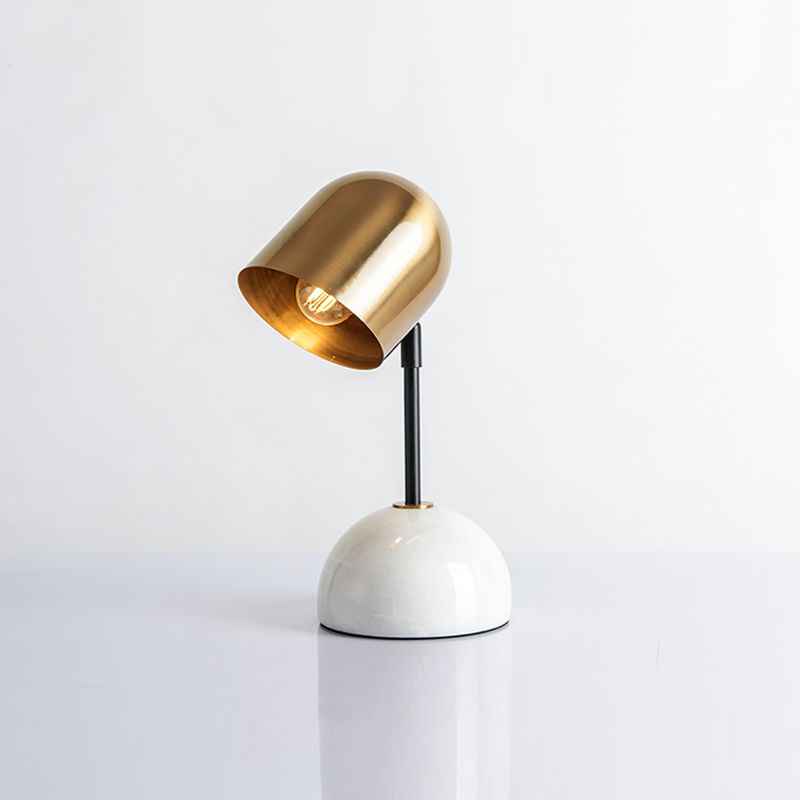 Contemporary Style Geometric Night Table Lamps Metal 1-Light Table Lamp