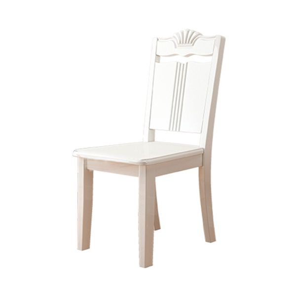 Contemporary Rectangle Shape Standard Dining Set Marble Top White Dining Set for Kitchen