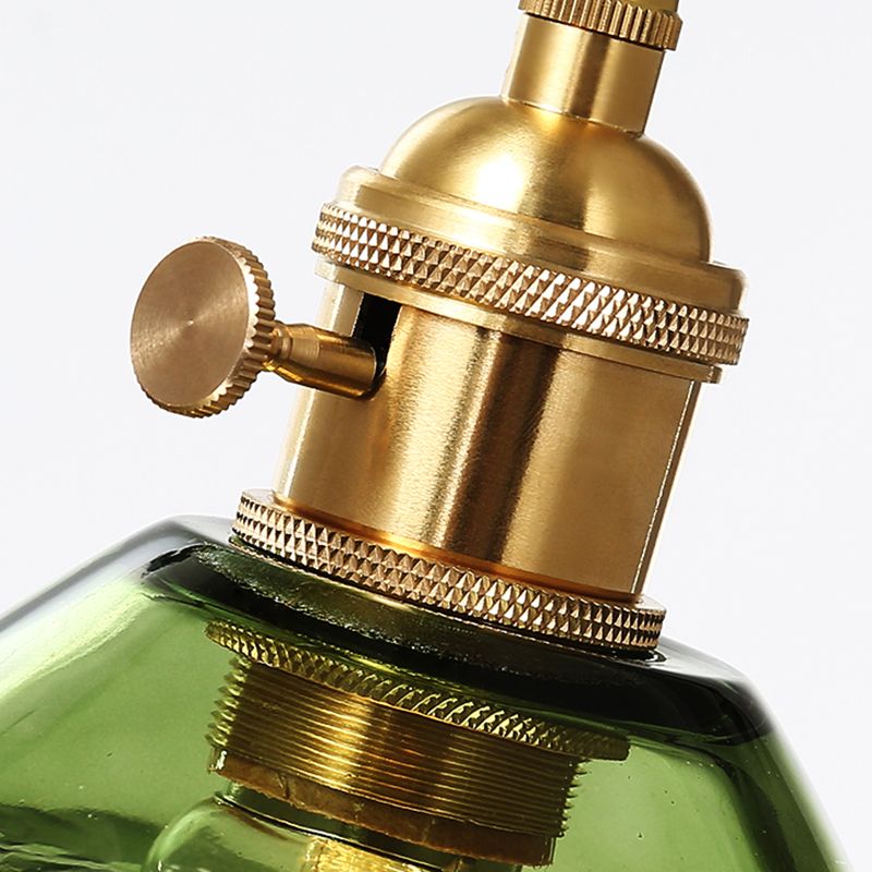 1 Lights de plafond suspendus à l'éclat léger créatif moderne en verre pour le magasin de vêtements