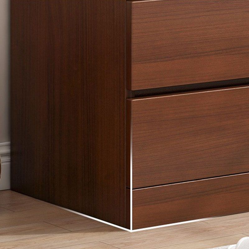 Vertical Contemporary Wood Dresser Bedroom Lingerie Chest Dresser with Drawer