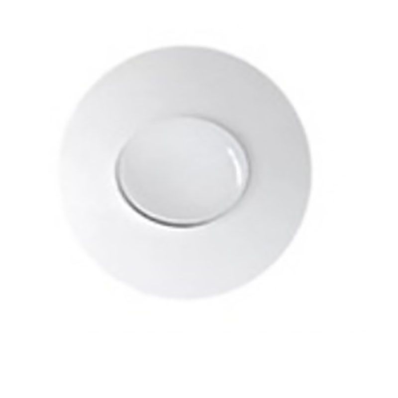 Modern Basin Sink Porcelain with Overflow Drop-in Bathroom Sink(Not Included Faucet)