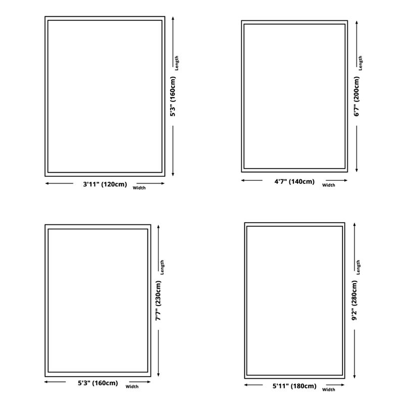 Luxury Indoor Area Rug Geometric Lines Polyester Carpet Anti Slip Backing for Living Room Rug