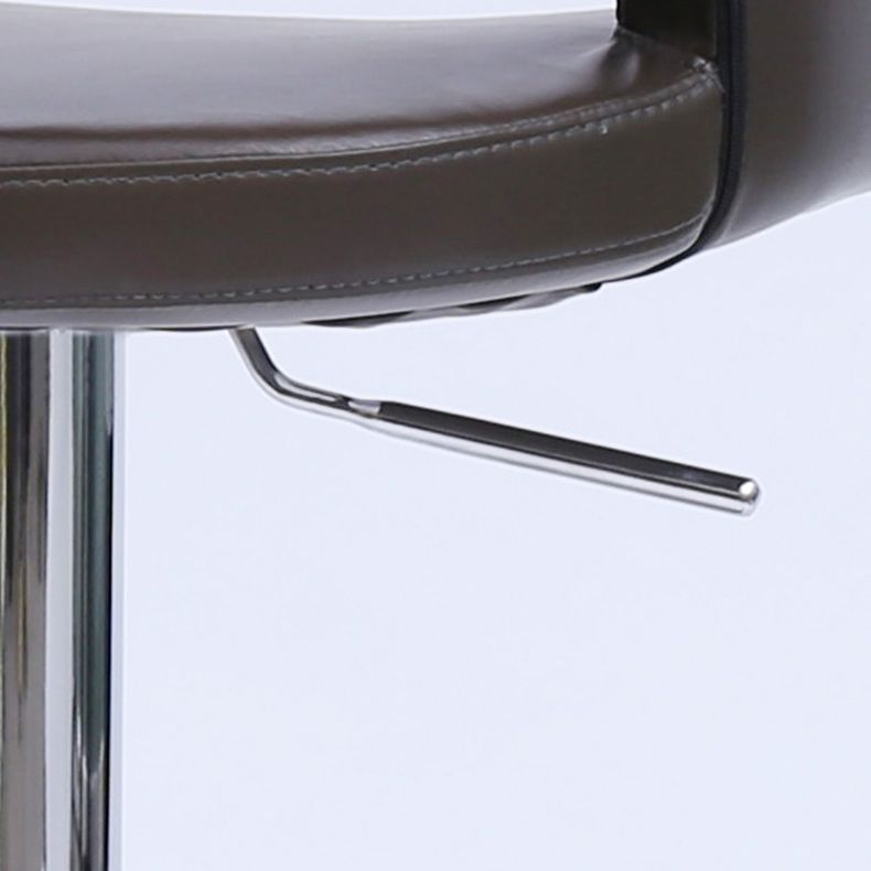 Modern Leather Bar Stool Adjustable Backrest Counter Stool for Bristol