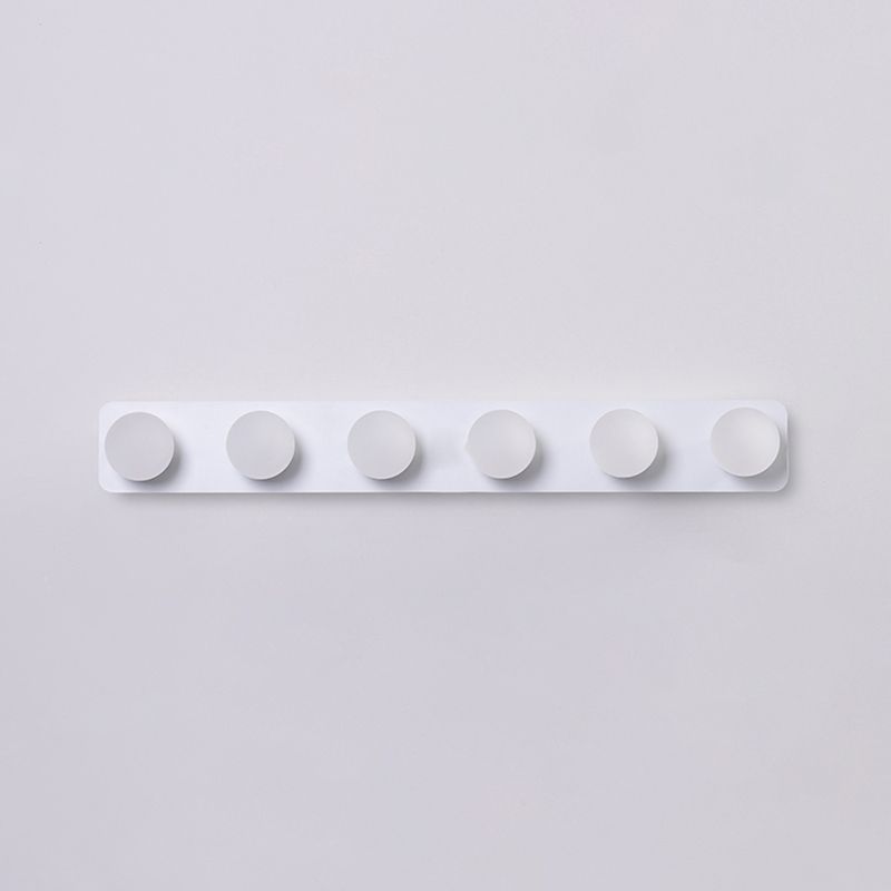 Modern Rectangle Shape Vanity Light with Acrylic Shade for Powder Room Washroom