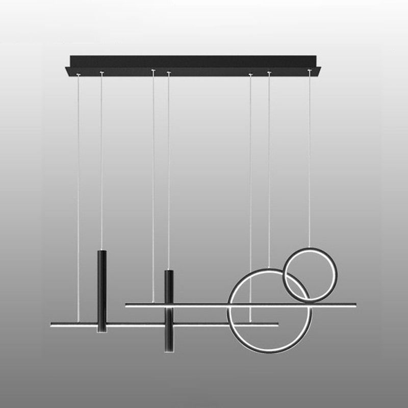 Modern hangend plafondlicht met buslicht voor eetkamer restaurant