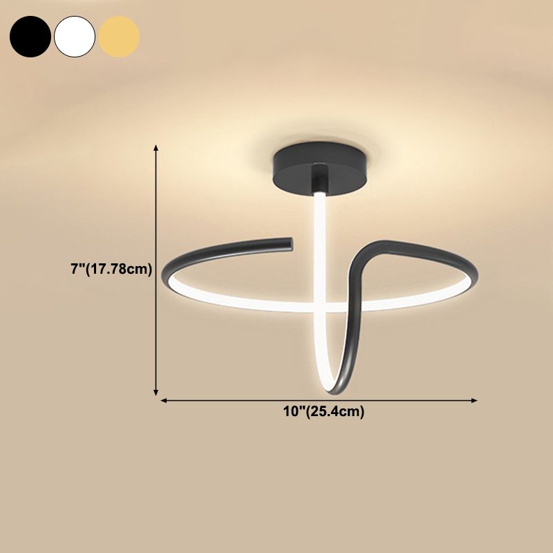 Runde Form Metall Flush Mount Deckenleuchte modern
