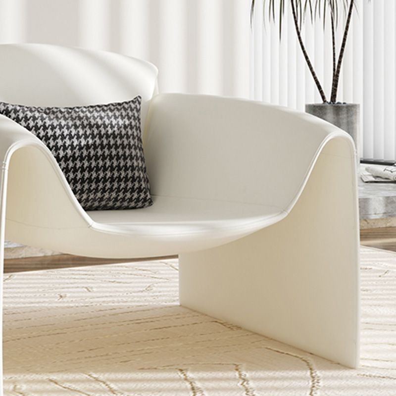 37.4" Wide Faux Leather Armchair Arms Included Chair for Living Room