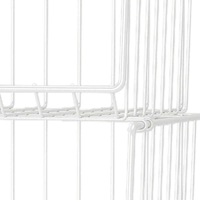 Libreria geometrica industriale in metallo chiuso indietro con ruote