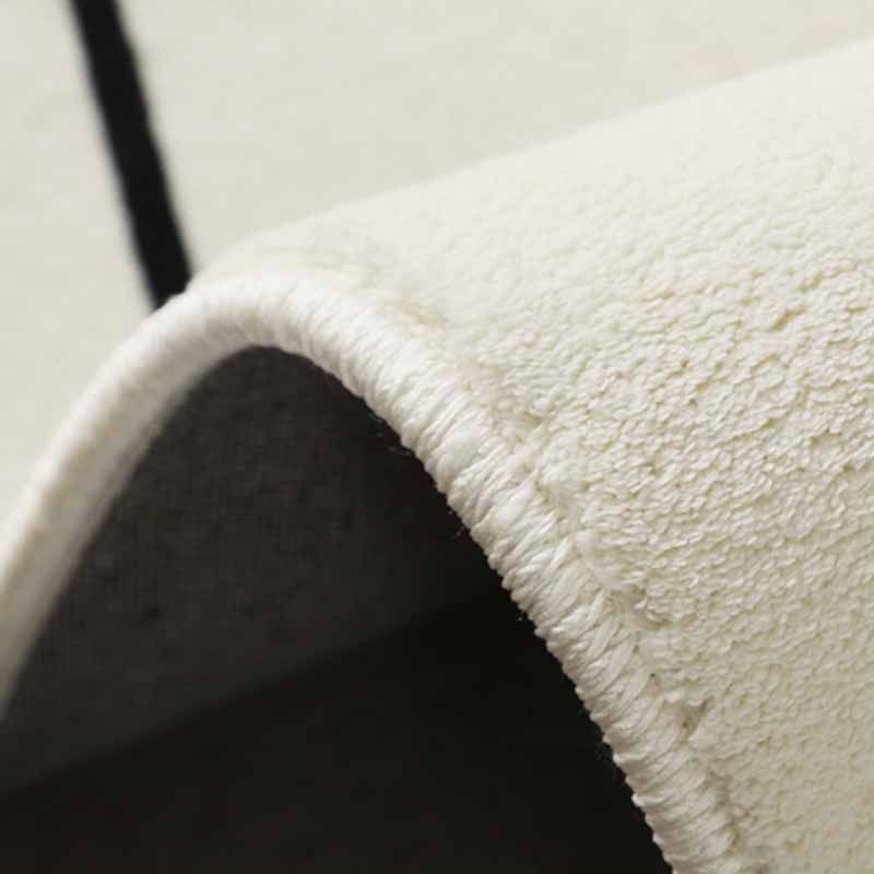Moderner, farbblockierter Teppich, grauer Polyester-Teppich, rutschfester Teppich für die Inneneinrichtung
