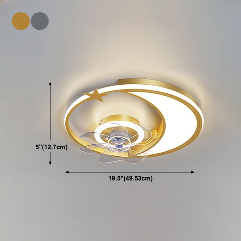 Metal Geometric Ceiling Light Modern Style Multi Lights LED Flush Light