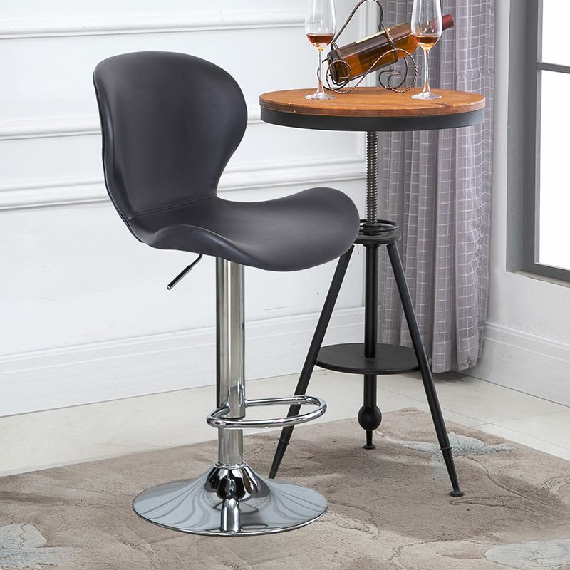 Nordic Indoor Barhocker, Metall, verstellbar, drehbar, hoher Hocker mit Polsterung