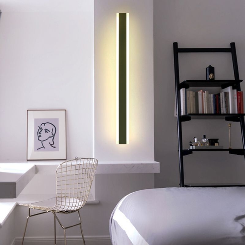 Nordic Style Wandleuchte gerade LED -Wandleuchte mit Metall für Hotel