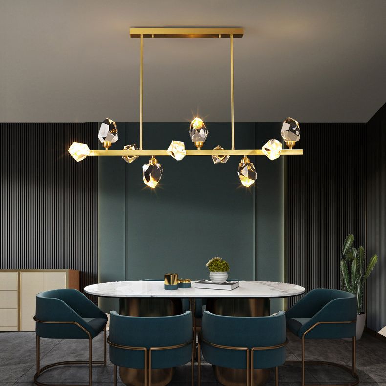 Diamond Over Island Lighting Crystal Modern Simplicity Isole Hanging Lights for Restaurant