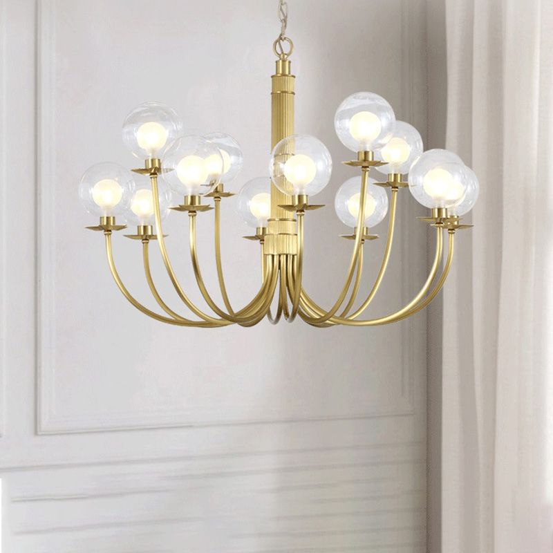 2 bulbos Cantidad Candelier opcional Tono de vidrio transparente Estilos modernos para dormitorio de comedor