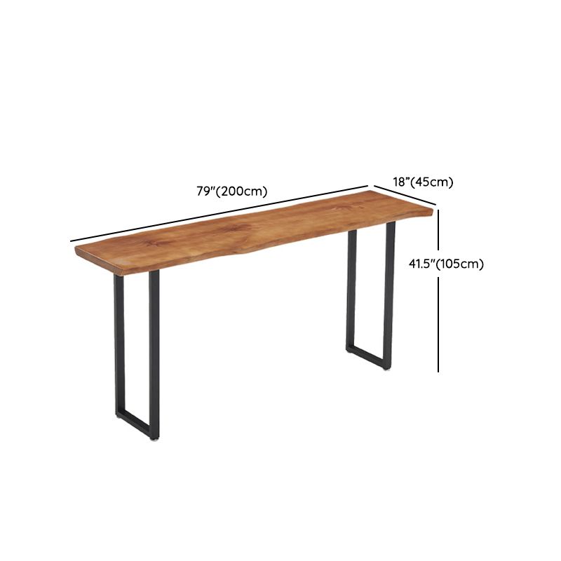 Rectangular Pub Table Set 1/4/5 Pieces Solid Wood Pub Dining Set