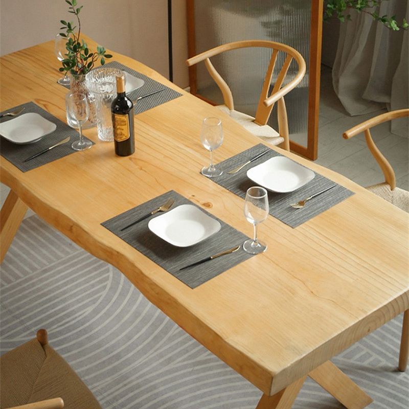 1/5 Pcs Solid Wood Dining Furniture Modern Style Dining Set for Home