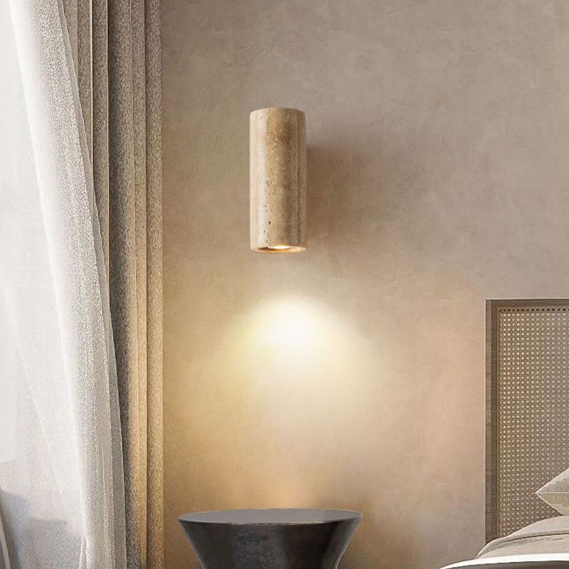 Single Contemporary Brown Unique Shape LED Bathroom Vanity Light