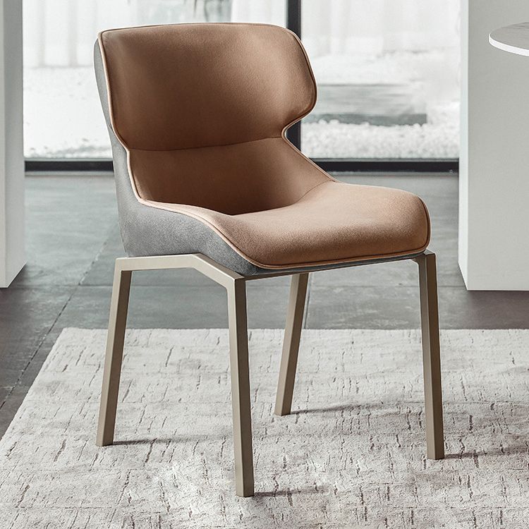 Modern Style Chairs Dining Chairs with Metal Legs for Kitchen