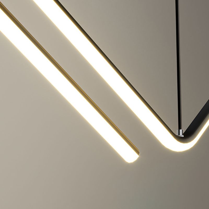 Luz de colgante nórdico Fije de lámpara de lámpara LED de estilo LED de estilo moderno para comedor