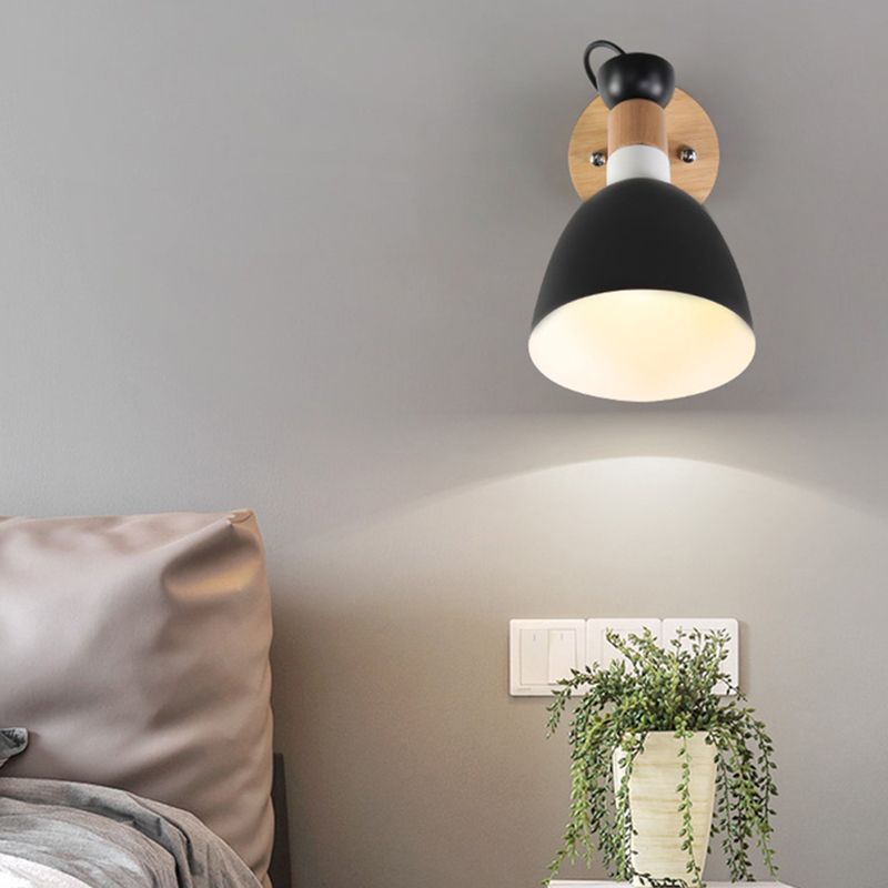 Geometric Wall Mounted Lamps Modern Style Metal 1 Light Wall Light Sconces