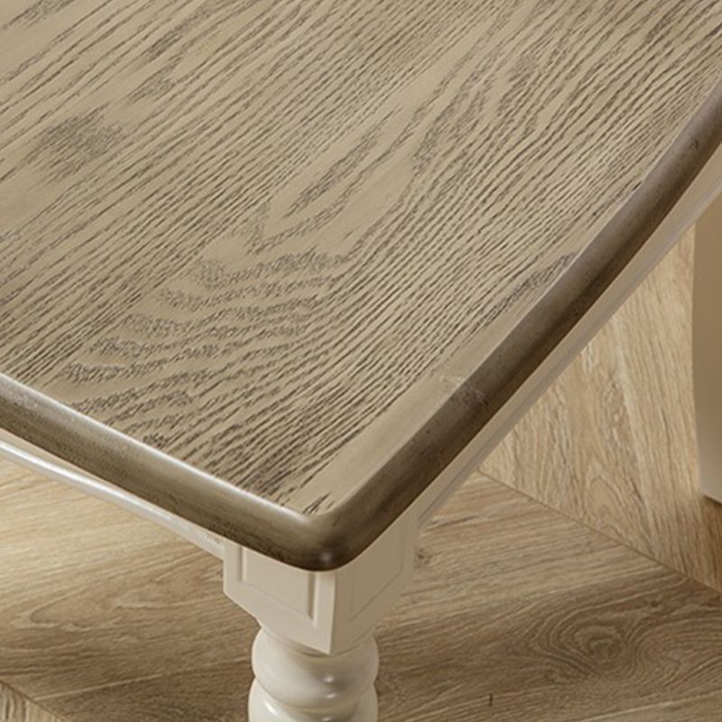 Rectangle Dining Table Solid Wood 4 Legs Dining Table for Dining Room