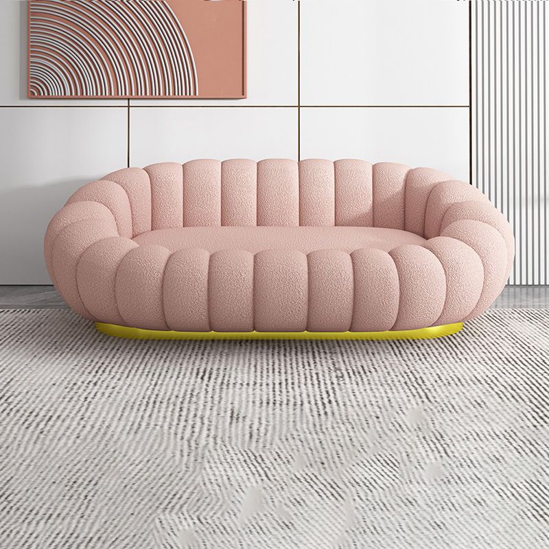 Contemporary Sofa with Swen Pillow Back 39.37" Wide for Living Room