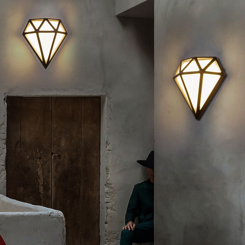 Moderne Wandmontage leichte LED -Wandleuchten mit Acrylschatten