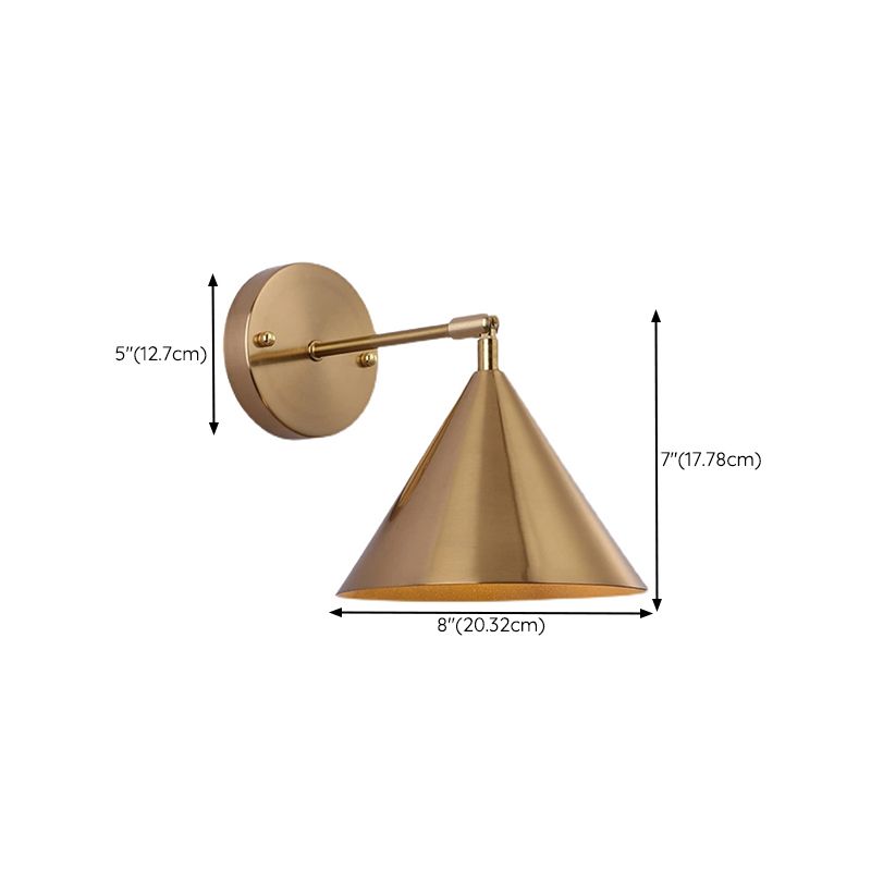 Modern Gold Vanity Lighting Metal Wall Light Fixture for Bathroom