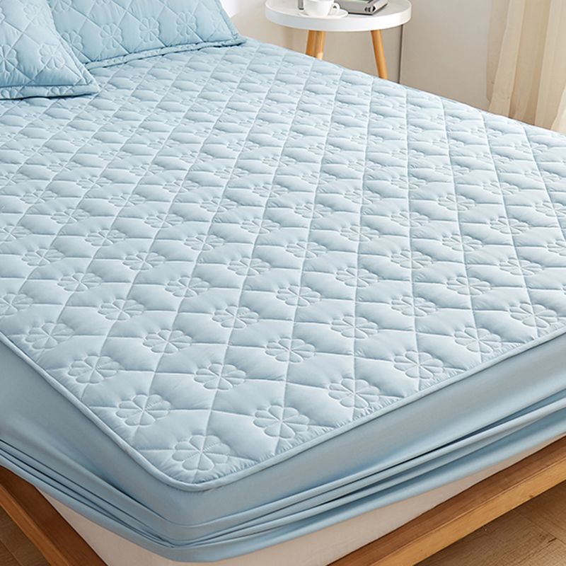 Antimicrobial Fitted Sheet Solid Dust Mite Resistant Quilted Polyester Fitted Sheet Set