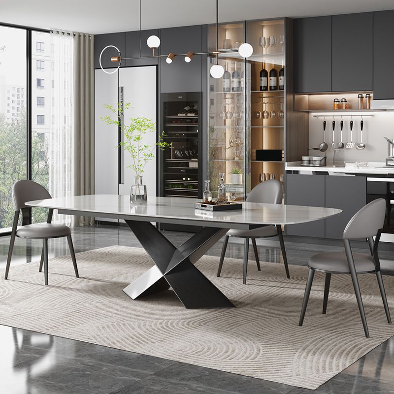 Rectangle Dining Table Sintered Stone Dining Table for Dining Room