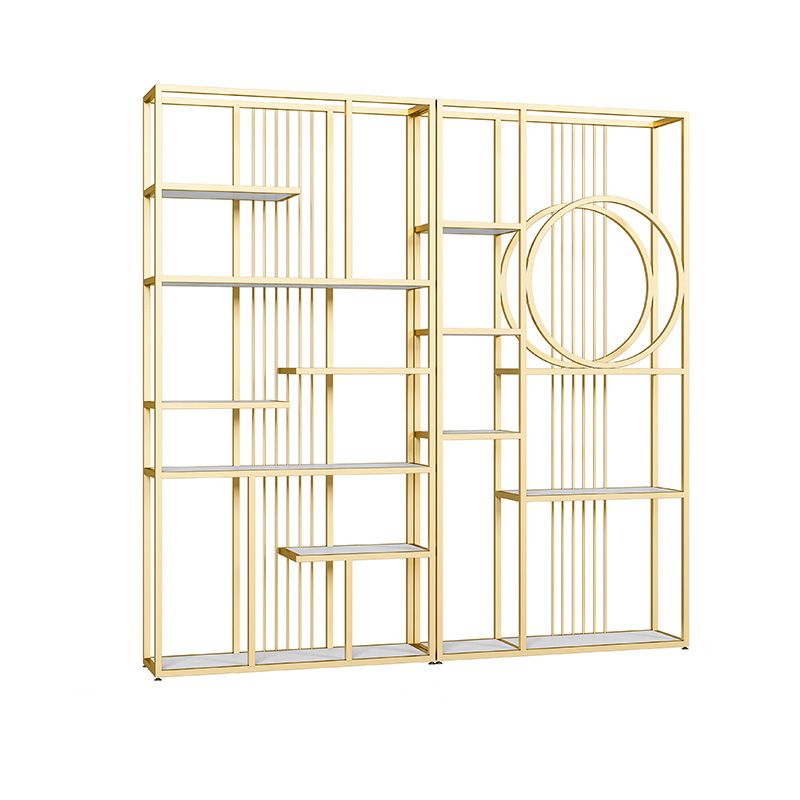 Libreria etagere aperta industriale telaio in ferro -scaffale in legno fabbricato scaffale