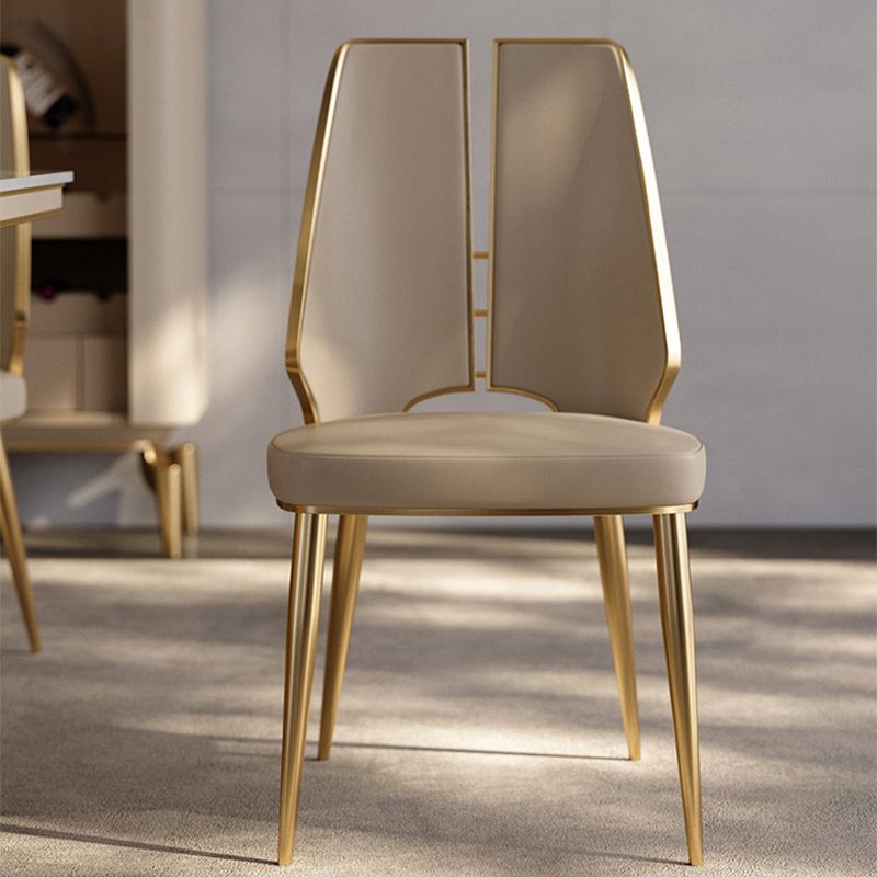 Dining Room Upholstered Chair Faux Leather Home Dining Chair