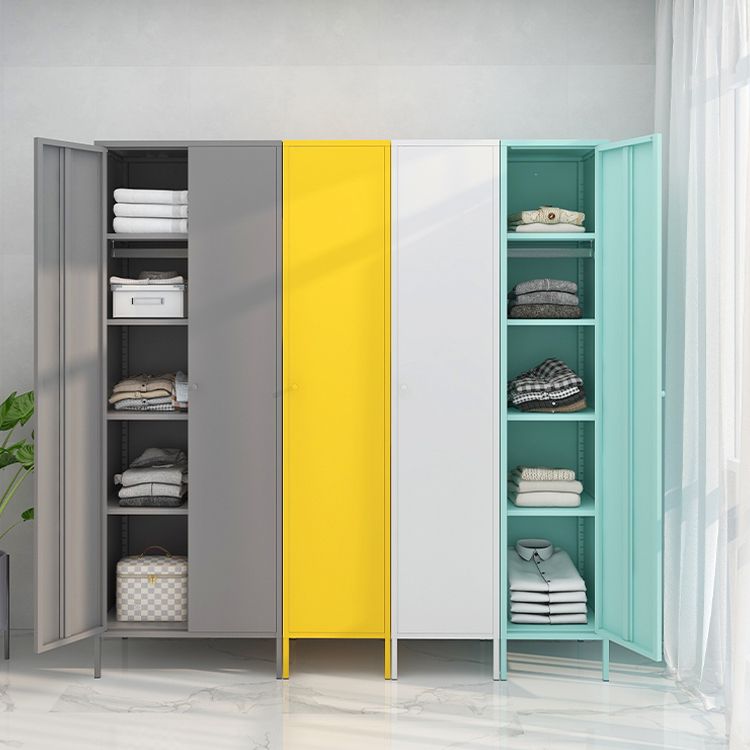 Contemporary Style Wardrobe Metal Bedroom Wardrobe Closet With Legs