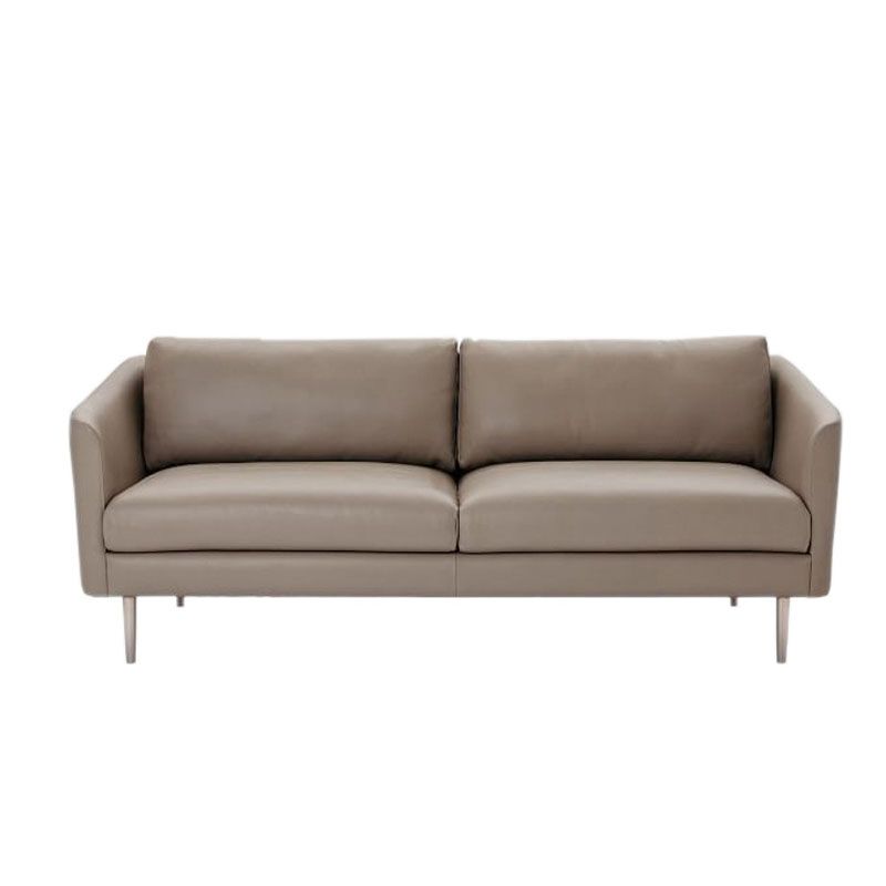 Contemporary Fabric Standard Sofa Sloped Arm Cushions Settee