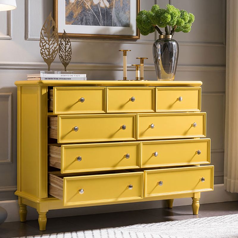 Coastal Double Dresser Ash Storage Chest Dresser with Drawers for Bedroom