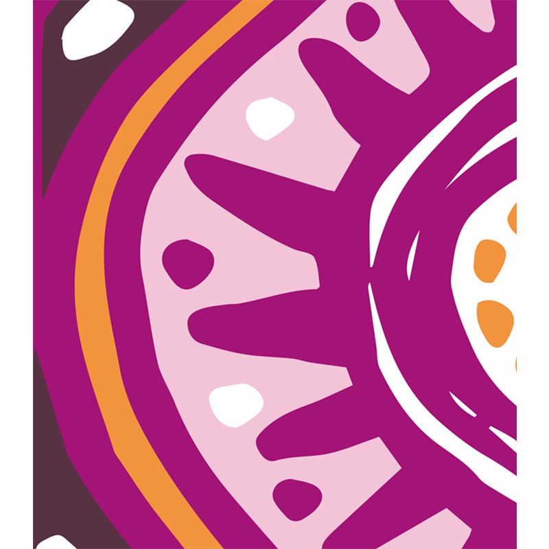 Colorful Modern Wall Paper Mural Whole Abstract Pattern Wall Art for House Interior