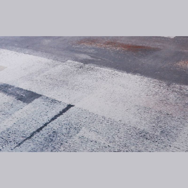 Creative Abstract Pattern Indoor Rug Simple Polyester Rug Washable Anti-Slip Rug for Living Room