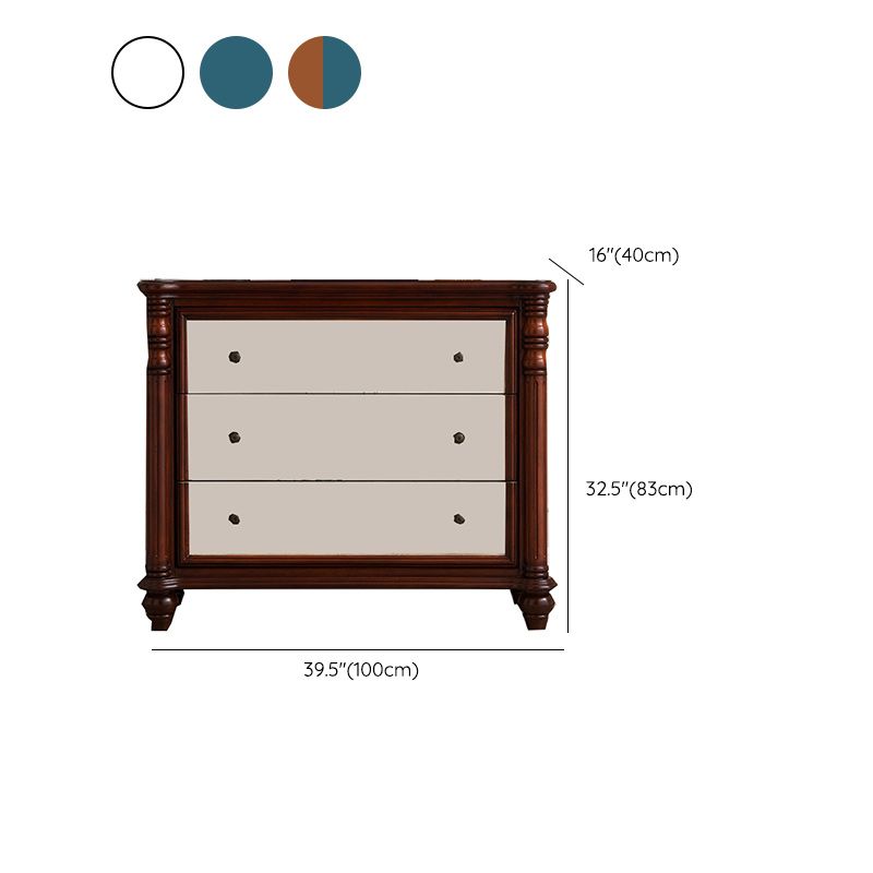 Solid Wood Lingerie Chest Traditional Horizontal Storage Chest