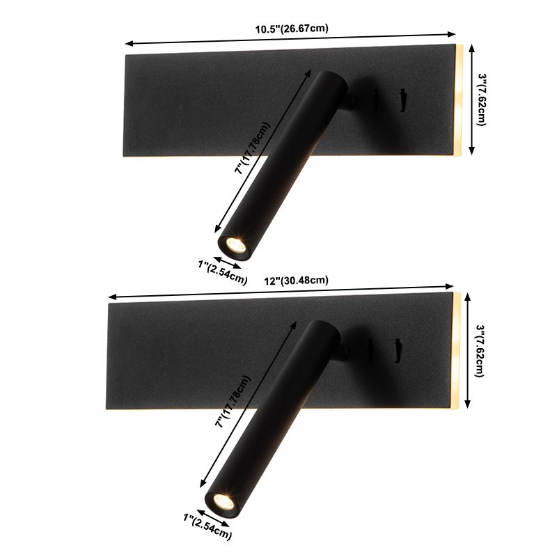 Moderner Stil Geometrischer Wandleuchten Metall 2 Lichter Wandmontage Leuchte