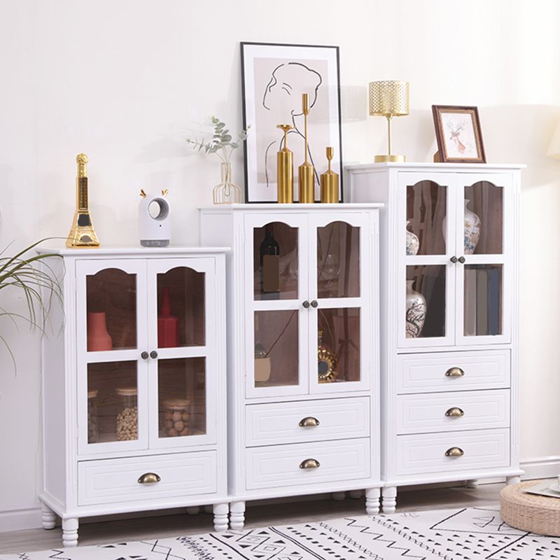 23.62" L x 13.77" W Industrial Wood Accent Cabinet with Drawer Rectangle Side Cabinet