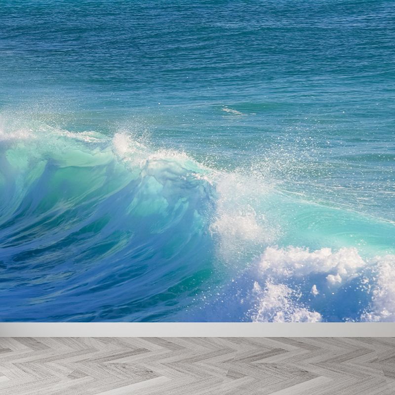 Photography Turbulent Waves Wall Mural Home Decoration Bathroom Floor Murals