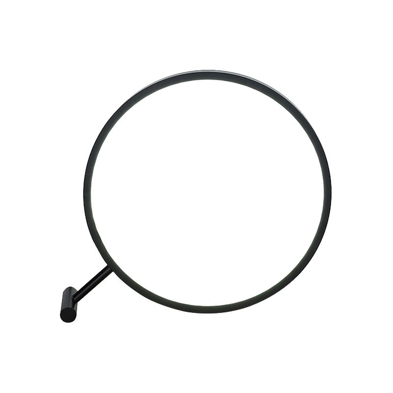 8 "/ 12" / 16 "Dime Black / White Liading Lampe LED moderne 1 lumière Plug en acrylique Lumière de bureau en lumière chaude / blanche