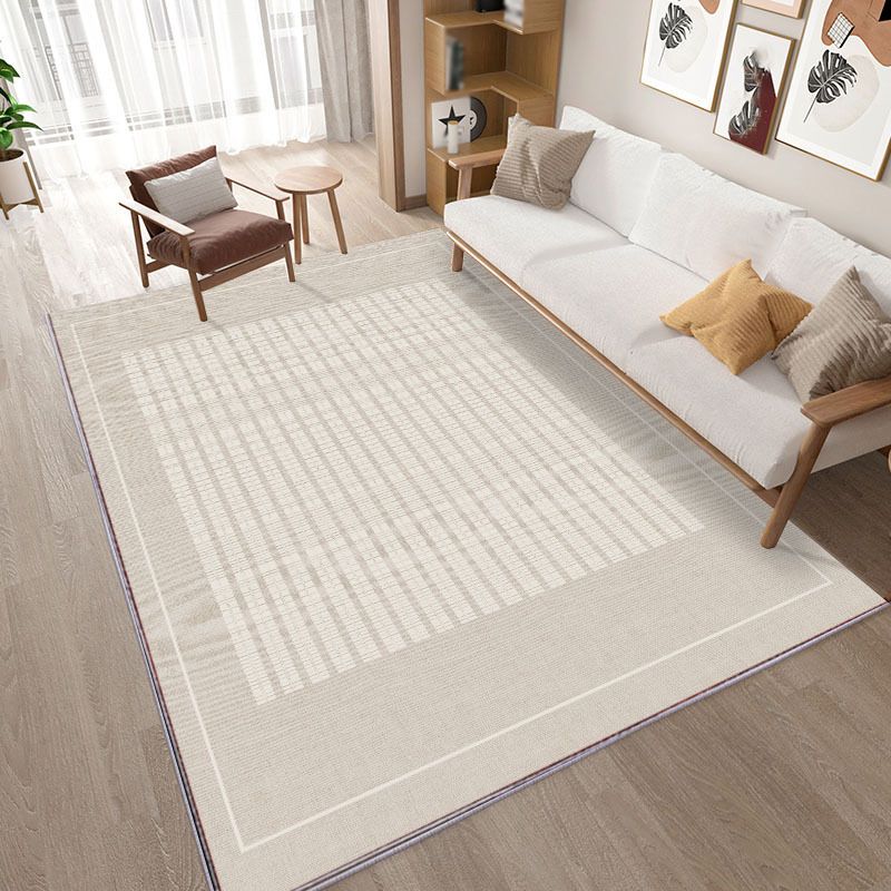 Watercolor Ink Abstract Carpet Simple Carpet Non-Slip Backing Rug for Living Room