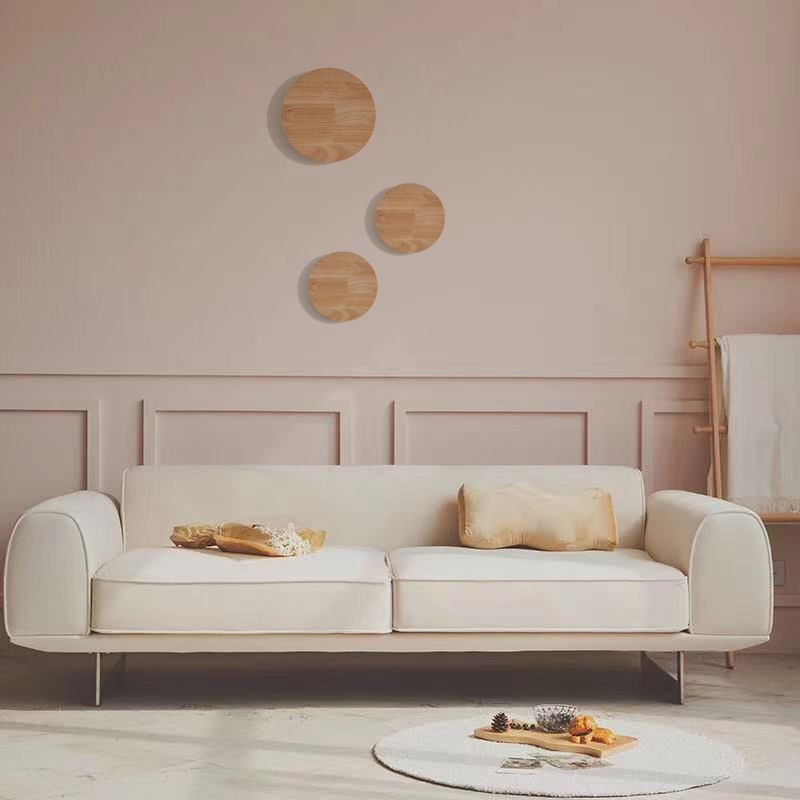 Luz de pared de pared doméstica moderna lámparas de pared de madera para cafetería