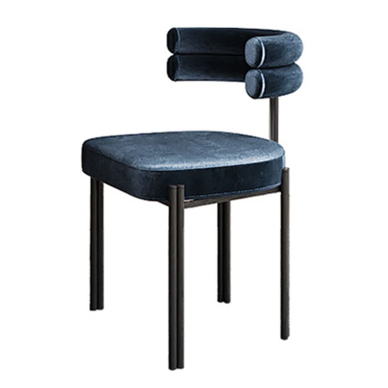 Upholstered Dining Room Chair Modern Open Back Dining Side Chair