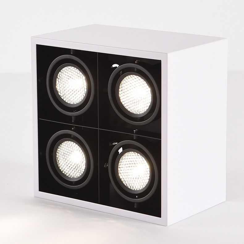 Modern Flush Mount Ceiling Fixture 4 Light Flush Ceiling Light for Living Room
