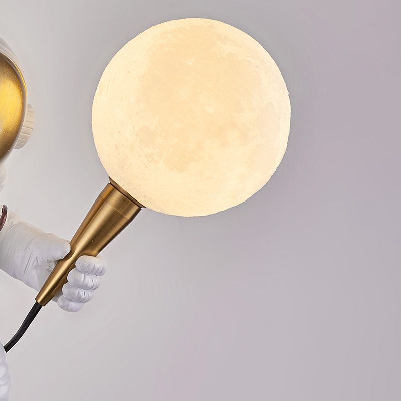 Contemporary Simplicity Wall Sconce Lights Astronaut Shape Light for Bedroom