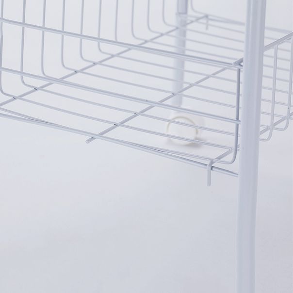 Buchhandelshandschel des zeitgenössischen Stils mit Casters White Book Regal für Lernraum